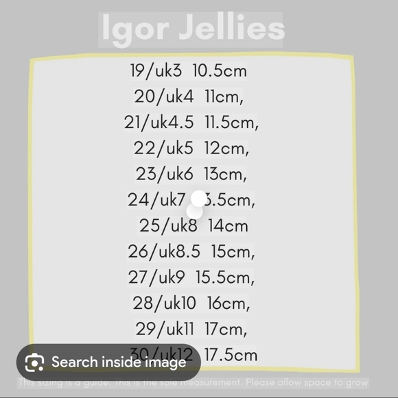 Igor Pink Jellies for Kids Sz 19 - Picture 8 of 9